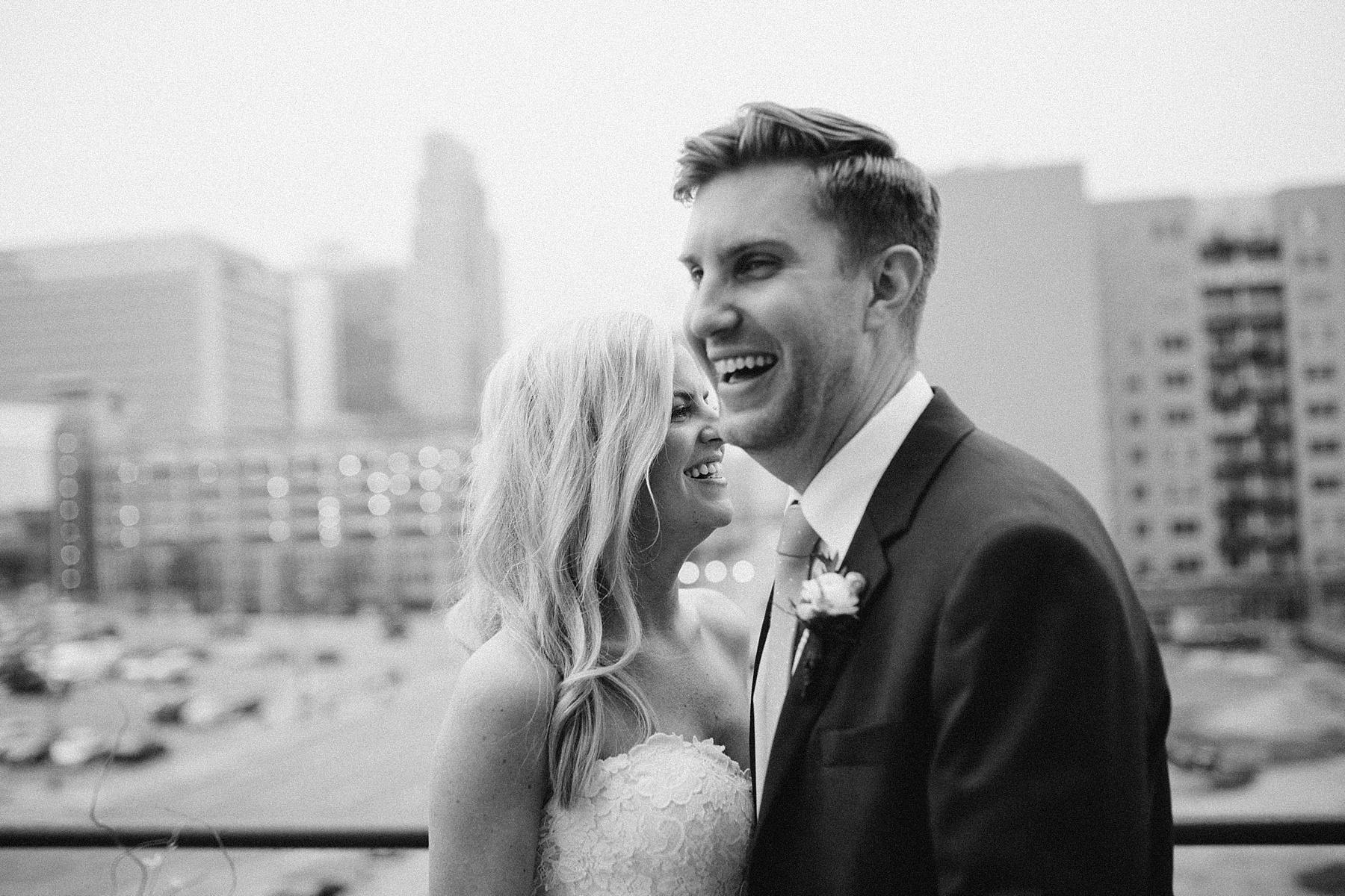 black and white bride and groom photos